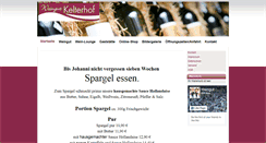 Desktop Screenshot of kelterhof.de